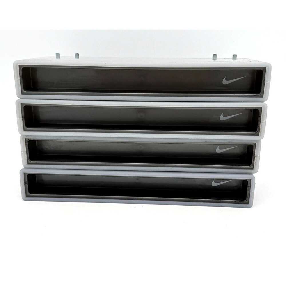 Nike Grey Slat Wall Shoe Displays - Lot Of 4 Y2K